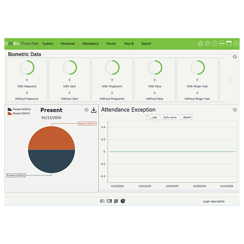 ZKBio Time.Net – Advanced time and attendance management software.